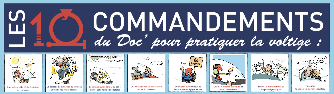 G-Loc, les 10 commandements du doc
